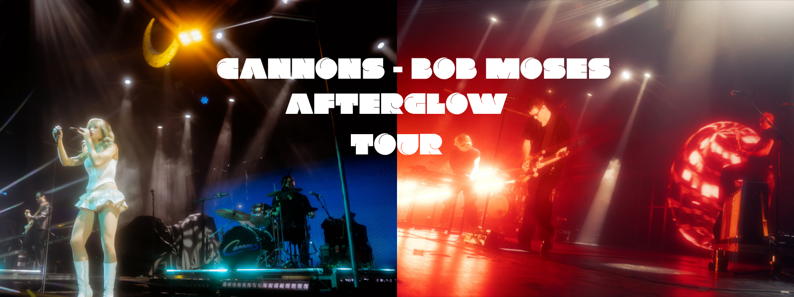Fish, Streetlights, and Neon Pulse: The Afterglow Tour with Cannons, Bob Moses & Oxis Concert