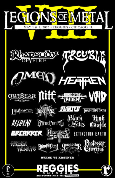 NITE Joins Key Performers as Legions of Metal Fest Returns to Chicago May 1–2 1