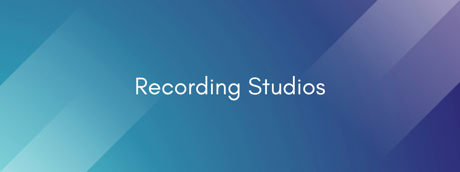 Recording Studios