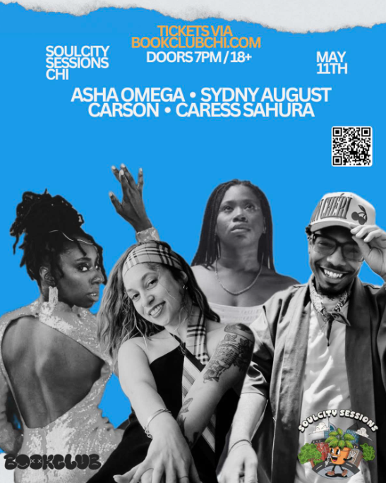 Asha Omega + Sydny August + Carson + Caress Sahura