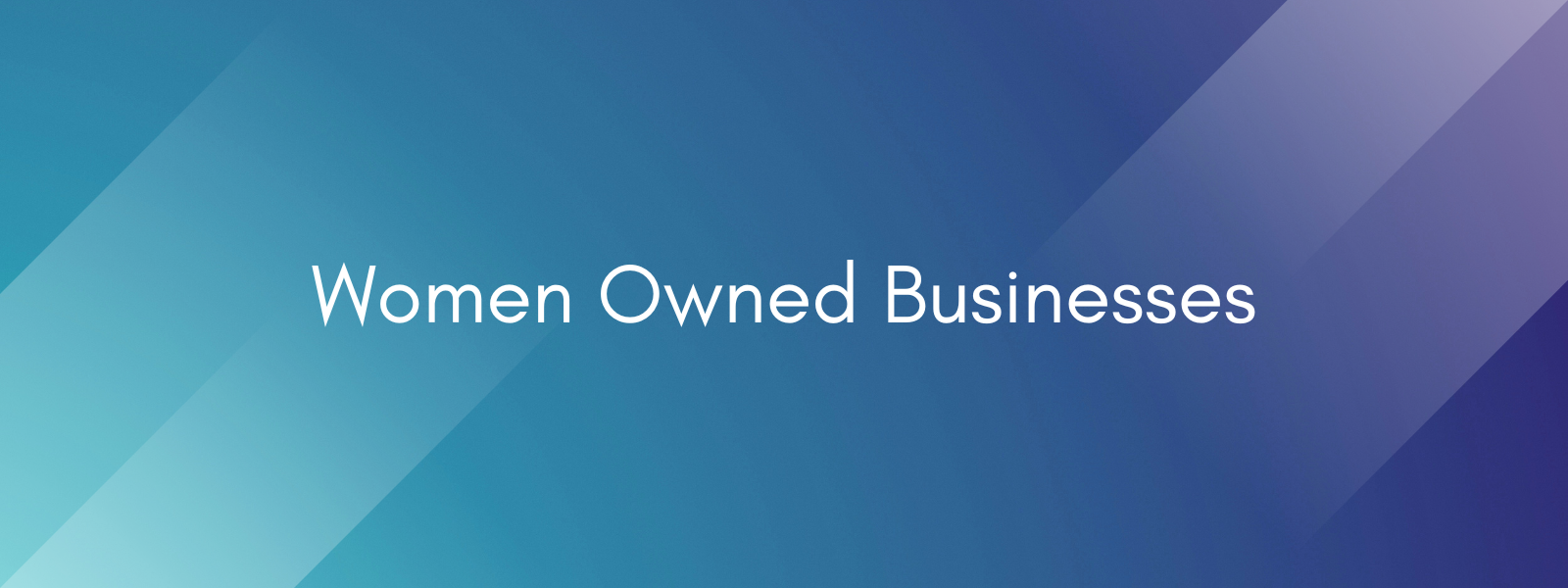 Women Owned Businesses