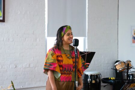 Photo © 2026 by: <a href="https://www.instagram.com/caracolbajosol/" target="_blank" rel="noopener">Cara Col</a> PACH 21 opens Sajani Neeraja's solo exhibit "One Foot In, One Foot Out." 10