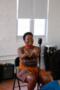 Photo © 2026 by: <a href="https://www.instagram.com/caracolbajosol/" target="_blank" rel="noopener">Cara Col</a> PACH 21 opens Sajani Neeraja's solo exhibit "One Foot In, One Foot Out." 14