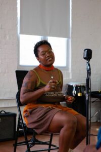 Photo © 2026 by: <a href="https://www.instagram.com/caracolbajosol/" target="_blank" rel="noopener">Cara Col</a> PACH 21 opens Sajani Neeraja's solo exhibit "One Foot In, One Foot Out." 16
