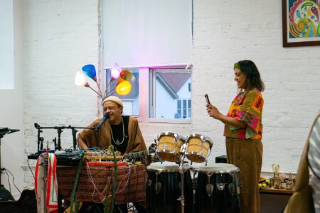 Photo © 2026 by: <a href="https://www.instagram.com/caracolbajosol/" target="_blank" rel="noopener">Cara Col</a> PACH 21 opens Sajani Neeraja's solo exhibit "One Foot In, One Foot Out." 21
