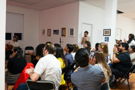 Photo © 2026 by: <a href="https://www.instagram.com/caracolbajosol/" target="_blank" rel="noopener">Cara Col</a> PACH 21 opens Sajani Neeraja's solo exhibit "One Foot In, One Foot Out." 28