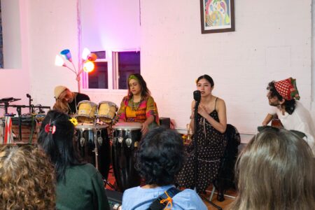Photo © 2026 by: <a href="https://www.instagram.com/caracolbajosol/" target="_blank" rel="noopener">Cara Col</a> PACH 21 opens Sajani Neeraja's solo exhibit "One Foot In, One Foot Out." 29