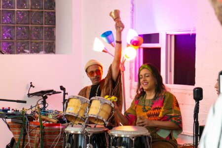 Photo © 2026 by: <a href="https://www.instagram.com/caracolbajosol/" target="_blank" rel="noopener">Cara Col</a> PACH 21 opens Sajani Neeraja's solo exhibit "One Foot In, One Foot Out." 32